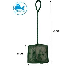 Resim Akvaryum Balık Yakalama Kepçesi 12 Cm 