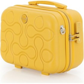 Resim Mçs Polipropilen 3lü Valiz Seti Büyük & Kabin & Makyaj V376 S23sy1000053-set 00012 Sarı 