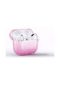 Resim Apple Uyumlu AirPods 3. Nesil Zore Allstar Airbag 32 Parlayan Simli Saydam Renkli Kılıf-pembe 