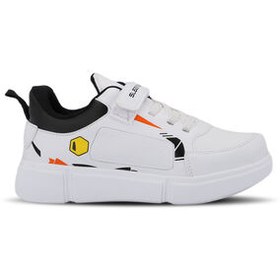 Resim KEPA KTN Sneaker Unisex Çocuk Ayakkabı Beyaz / Siyah 