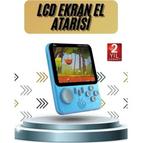 Resim Cm Store 3.5 Inç Mini Atari Taşınabilir Oyun Konsolu 666 Adet Retro Oyun 
