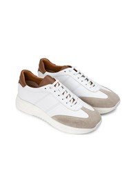 Resim Deery Hakiki Deri Beyaz Erkek Sneaker Ayakkabı - 01961Mbyzp01 Beyaz 