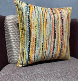 Resim Keten-102 - 43x43 (KARE) Sadece Kılıf Düz Fitilli 