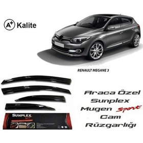 Resim Renault Megane 3 Cam Rüzgarlığı Mugen Tip Sunplex 2009-2016 