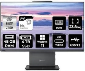 Resim LENOVO ThinkCentre Neo 50a G5 i7 13620H 48GB DDR5 4TB SSD 23.8" FHD W11P All in One & PER4 Bellek 