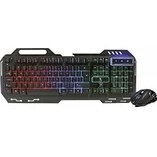 Resim Polygold PG-8014 Işıklı Oyuncu Klavye Mouse Seti - Siyah 