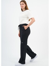 Resim Alexandergardi Kargo Cepli Paçası Ayarlanabilir Eşofman Altı Unx-14600 Siyah 