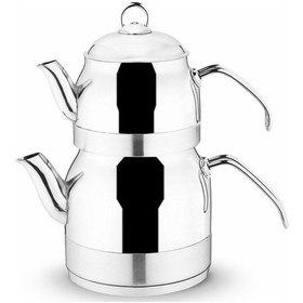 Resim Lines Ayperi Metal Kulp Çelik Çaydanlık Mega 