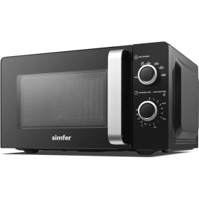 Resim Simfer Sk 4603 W Siyah 20 Litre Mekanik Mikrodalga Fırın 