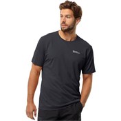 Resim Jack Wolfskin Delgami S|s Erkek Siyah Tişört 