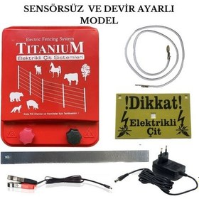 Resim Tıtanium Shock 30kd Elektrikli Çit Sistemi Domuz Kovucu 30000 Volt 