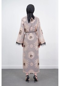 Resim Pureva Kimono Takım 3'lü - Bej 