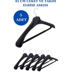 Resim Ceket Elbise Askısı Plastik Yüksek Kalite 5 Adet Diğer 
