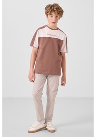 Resim Tommy Life Standart Fit 2li Paket Camel-taş Erkek Çocuk Chino Pantolon - 11272 Camel 