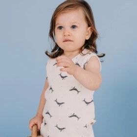 Resim BABYBEK Premium Pamuklu Balina-Smiley 2'li Çocuk Atlet - 3-4 Yaş 
