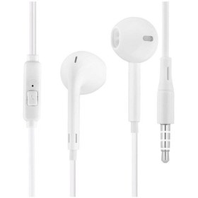 Resim Kulakiçi Kulaklık Mikrofonlu 3.5mm Beyaz Borofone Bm-54 