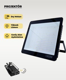 Resim 1500w Led Projektör 6500k Beyaz Işık 1 Adet 