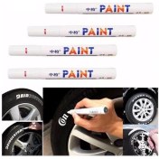 Resim Giftmatik Center Giftmatikcenter 4 Adet Lastik Yazısı Beyaz Renklendirme Kalemi 428135 