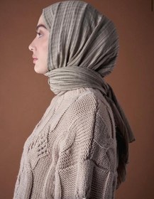 Resim Aminenesil Modakaşmir Misto Pamuk Şal Antik Bej 