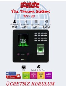 Resim Yüz Tanıma Parmak İzi Kartli Personel Takip Sistemi Programı 