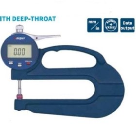 Resim DASQUA 6840-6205 0-10mm Dijital Kalınlık Komparatörü Derin Boğazlı 