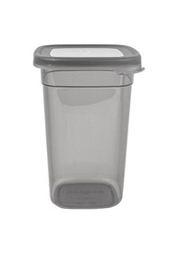 Resim Şık Yeni Nesil Saklama Kabı 1,1 Lt Dikdörtgen Antrasit 