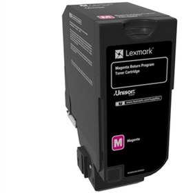 Resim Lexmark Cs720 Orjinal Kırmızı Toner 74C50M0 (3.000 