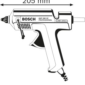 Resim Bosch GKP 200 CE Tutkal Tabancası 