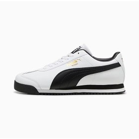 Resim Puma Roma 24 Standard Beyaz Erkek Sneaker Spor Ayakkabı Beyaz 