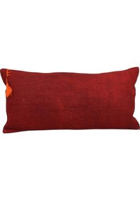 Resim Zehra Abla Halı Yeni El Dokuma Dekoratif Lumbar Kilim Kırlent Yastık Kılıfı 6646 Çok Renkli 