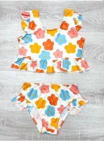 Resim My Kids Wear Kız Çocuk Alt Üst Mayo Bej 