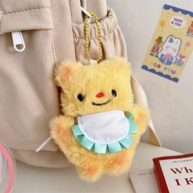 Resim OEMG Yeni Yaratıcı Sevimli Anahtarlık Karikatür Peluş Bebek Kolye Çok Yönlü Anahtarlık Kolye Çanta Bebek Çekicilik (Yurt Dışından) 