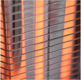 Resim Luxell Orbit Dikey Isıtıcı 1800 W Infrared Güç Kapalı ve Açık Alanlarda Kullanım İçin Şık Siyah 