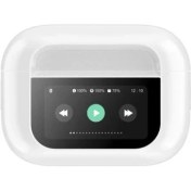 Resim Torima A9PRO Beyaz OLED Ekranlı Anc/enc Destekli 5.4 Bluetooth Kulaklık 