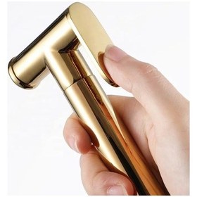 Resim Fause Spiralli Taharetmatik Taharet El Duşu Pirinç Altın Gold KTS100-G Altın 