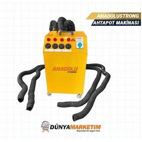Resim Anadolustrong 4 Kollu Sıcak Hava Üreticisi Ahtapot Makinası 3 Faz 
