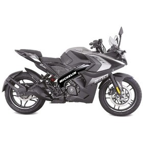 Resim Bajaj Pulsar Rs200 Orta Şase Motosiklet Sticker Etiket Michelin 