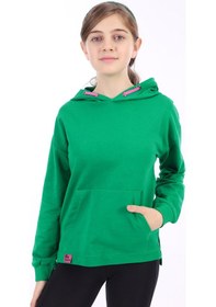 Resim Toontoy Kız Çocuk Sweatshirt Çimen Yeşili 