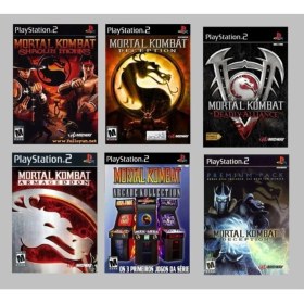 Resim Playstatıon 2 - Mortal Kombat Serisi 6 Oyunluk Set - Sadece Çipli Cihazlar Için! 