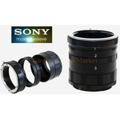 Resim Sony A Mount Uyumlu Makro Extension Uzatma Tüpü Seti 