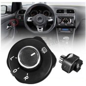 Resim Volkswagen Polo Ayna Ayar Düğmesi Krom 2011-16 