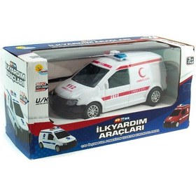 Resim 1:20 Ölçek Uzaktan Kumandalı Ambulans Full Fonksiyon 