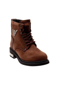 Resim Harley Davidson Gibson Dark Brown Nubuk Erkek Bot Kahverengi 