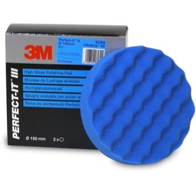 Resim 3M 50388 Perfect-it Adım 3 Mavi Hare Giderici Cila Süngeri 150mm (1 Adet) 