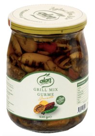 Resim Izgara Mix Zeytin Salatası Cam Kavanoz 530 Gr 