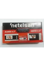 Resim Netelsan M.U.AVR.00001 Alvara 4.3'' Renkli Şube Görüntülü Diafon 