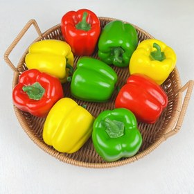 Resim 9 Adet Canlı Yapay Jalapeno Biberleri - Gerçekçi Kırmızı, Yeşil ve Sarı Çili Dekoru Ev, Restoran, Parti ve Fotoğrafçılık Aksesuarları için, PS Malzeme, Tatil ve Sergi Dekorasyonu için Mükemmel, Bayram Dekorasyonu | Gerçekçi Biberler | Ps Malzeme Biberler 