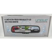 Resim Unique Uq-043 Dikiz Ayna Monitör La 4.3' Tft-lcd Ultra Yüksek Parlak 