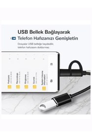 Resim Coverzone USB OTG Adaptör USB to USB-C Micro USB Dönüştürücü Flash Disk Klavye Mouse | TD-C3301 