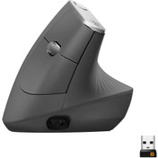 Resim logitech MX Vertical Gelişmiş Ergonomik Dikey Mouse - Siyah 